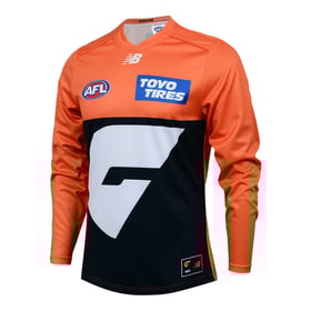 Women's GWS Giants 2025 Home Long Sleeve Guernsey