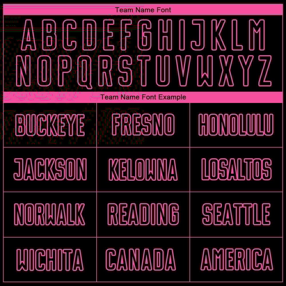 Custom Jersey Uniform Soccer Sublimation Black Pink