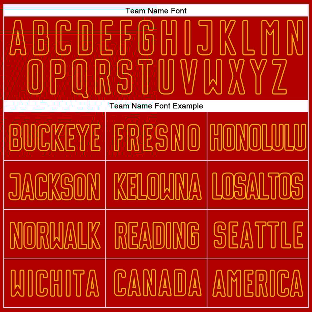 Split Soccer Fashion Jersey Red-Gold Sublimation White Uniform Custom