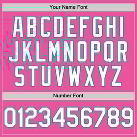 Sleeveless Jersey Pink Custom Baseball Authentic White-Teal