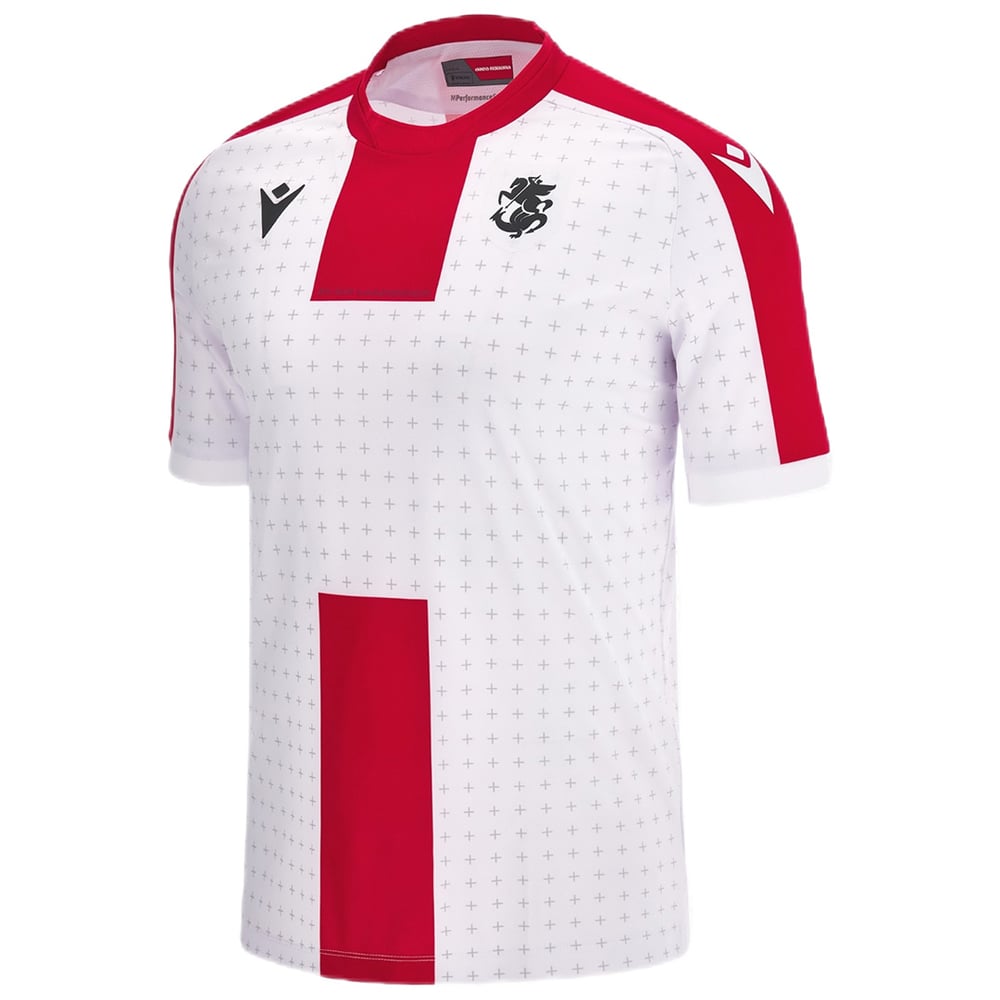 Khvicha Kvaratskhelia #7 Georgien Heimtrikot EURO 2024
