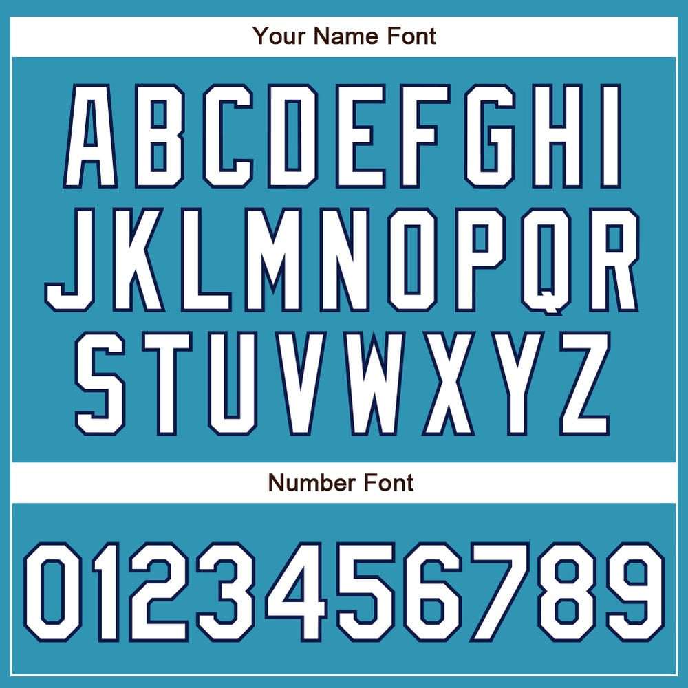 Camiseta de béisbol auténtica de Blue Panther personalizada en blanco y azul marino