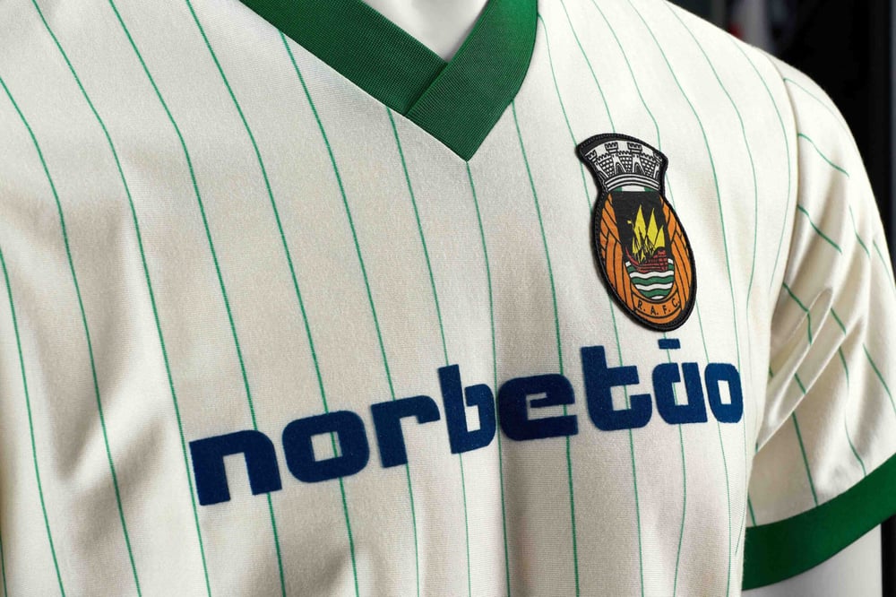 Maillot Homme Rio Ave FC 1983/84 Finale Coupe du Portugal Rétro