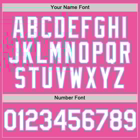 Authentic Pink Baseball Jersey Sleeveless White-Light Blue Custom