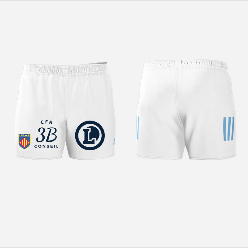 Kid's USA Perpignan 2024/25 Home Shorts