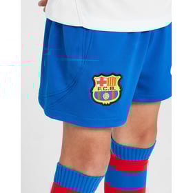 Kinder Barcelona Auswärtstrikot+Kurze Hosen 23/24