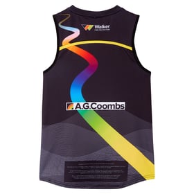 Men's Richmond Tigers 2024 Third AFLW S9 Retail Pride Guernsey