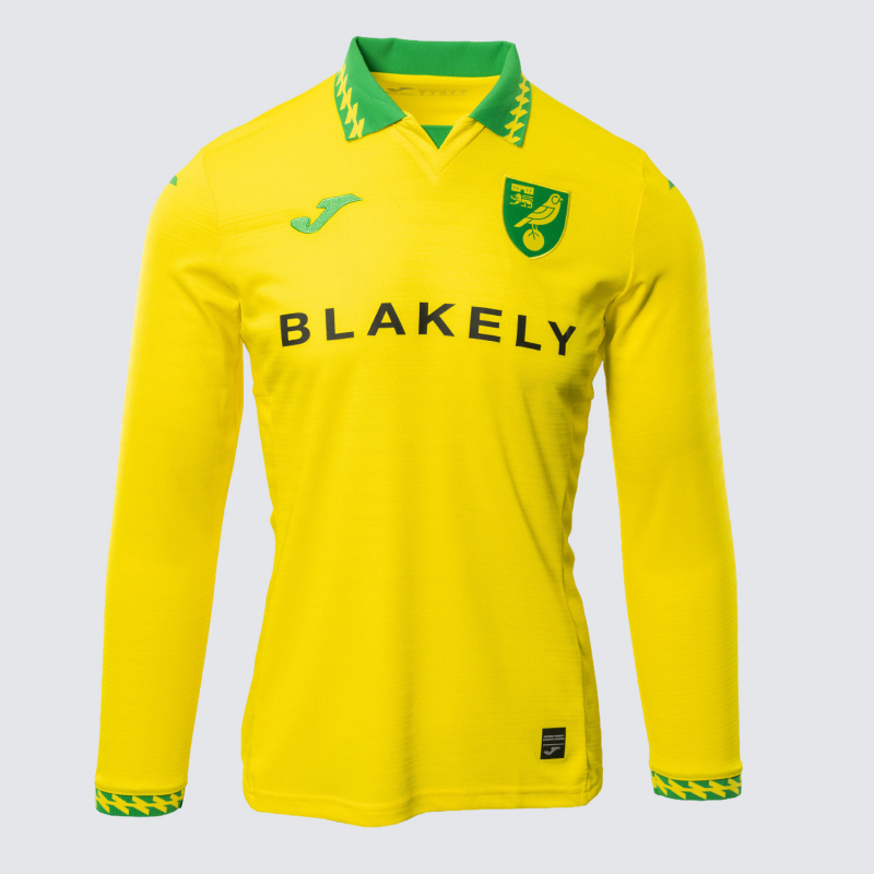 Damen Norwich City 2025/26 Heimtrikot Langarm
