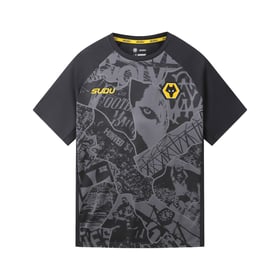 Maglia bambino Wolverhampton Wanderers 2026/27 pre-partita del terzo completo
