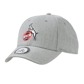 1. FC Köln Basic-Logo-Cap – Grau