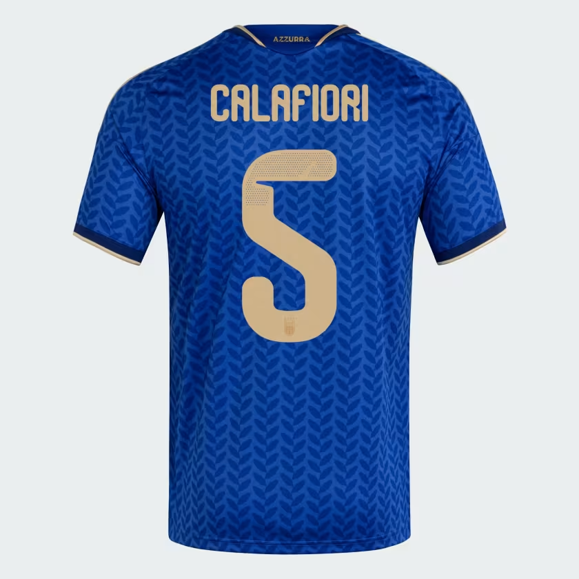 Women's Italy 2026 Home Authentic World Cup Shirt CALAFIORI #5