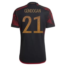 Ilkay Gündogan #21 Deutschland Auswärtstrikot Weltmeisterschaft 2022