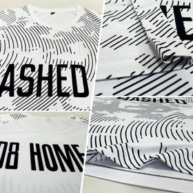 Custom Black Jersey Sublimation Uniform Soccer White