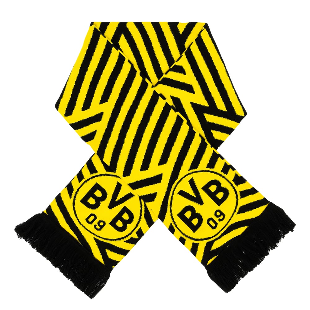 BVB Borussia Dortmund Zig Zag Scarf