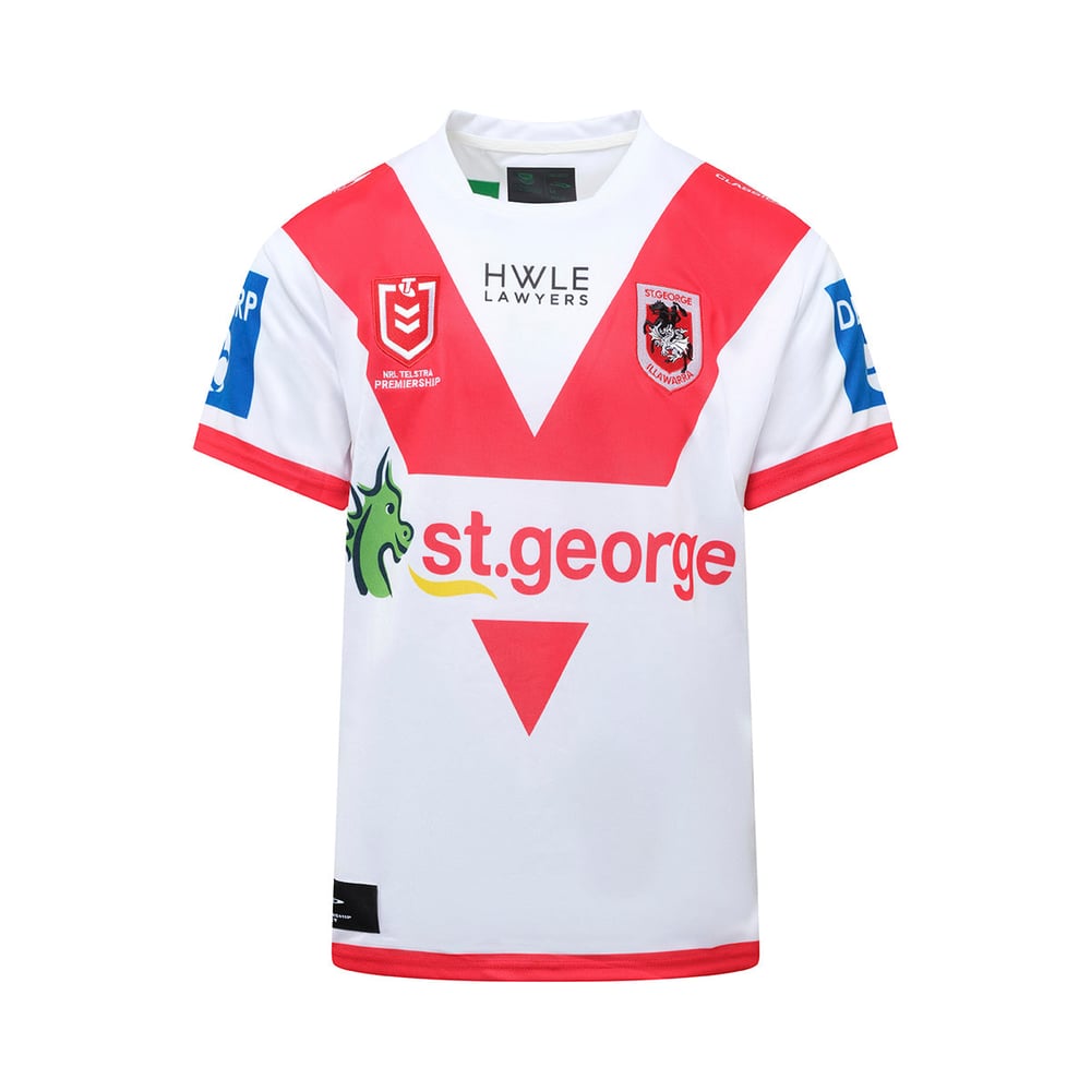 Kid's St. George Illawarra Dragons 2024 Home Replica Shirt