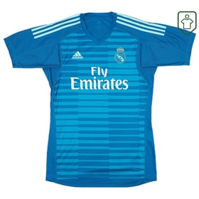 Herren Real Madrid Torwart-Retro-Trikot 2018/19