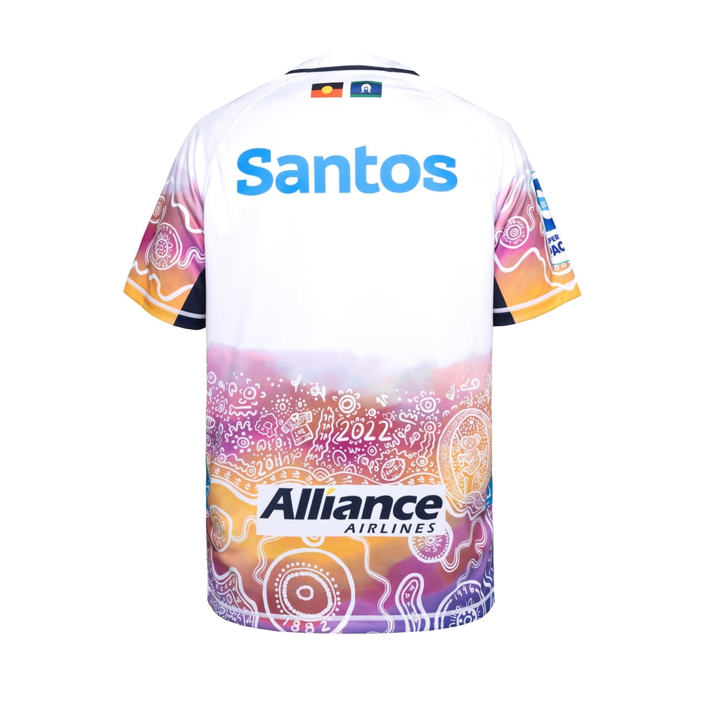 Kid's Queensland Reds 2025 Third Indigenous Shirt