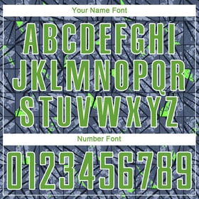 Sublimation Custom Gray Soccer Neon Uniform Jersey Green-Black