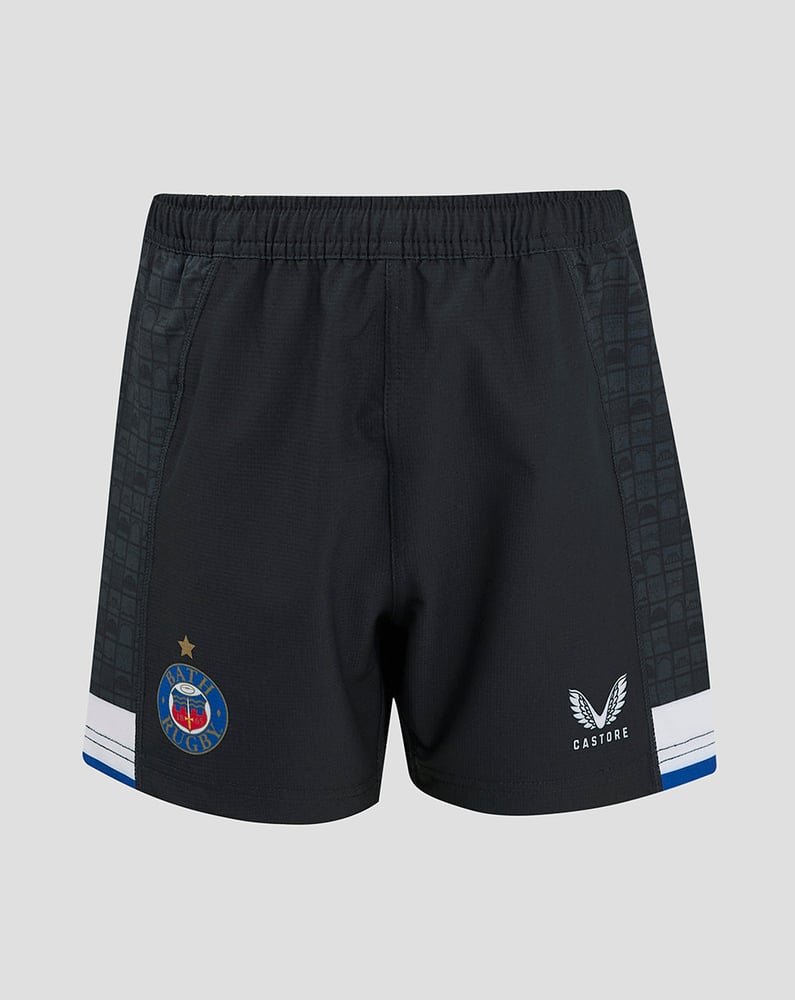 Kid's Bath Rugby 2024/25 Home Shorts