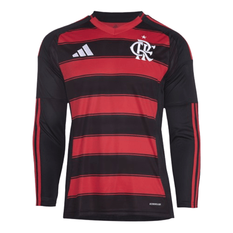 Herren Flamengo 2025 Heim Langarmtrikot