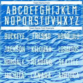 White Soccer Uniform Sublimation Royal Custom Jersey