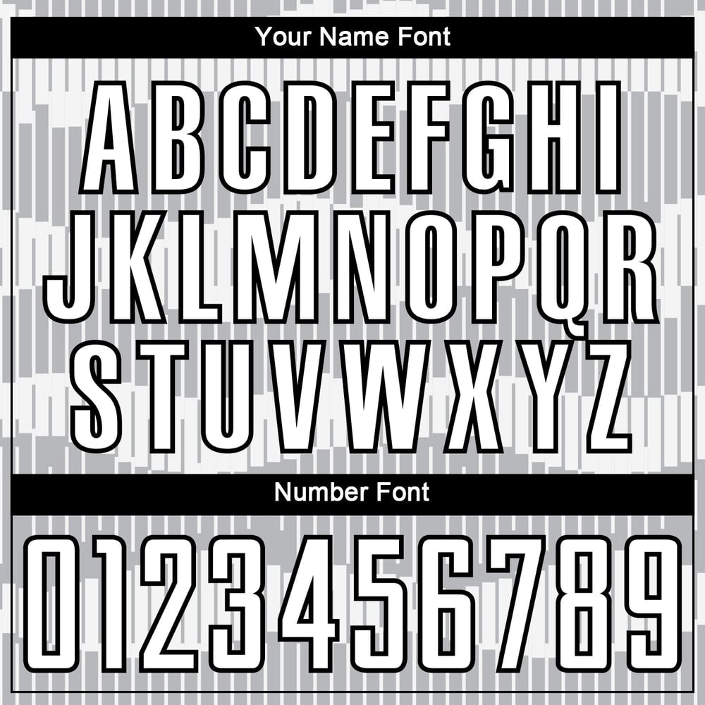 Sublimation White-Black Pinstripe Gray Uniform Custom Jersey Soccer