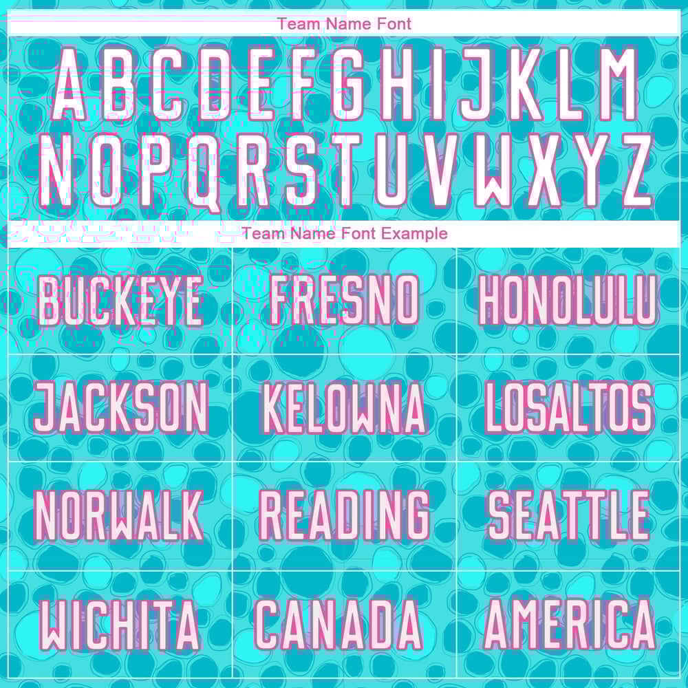 Custom Sublimation Jersey Soccer Aqua Uniform Pink-White