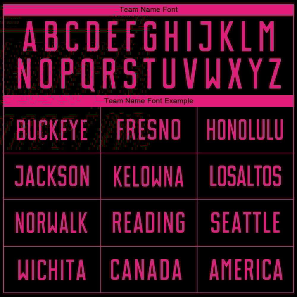 Black Jersey Sublimation Pink Custom Hot Soccer Uniform