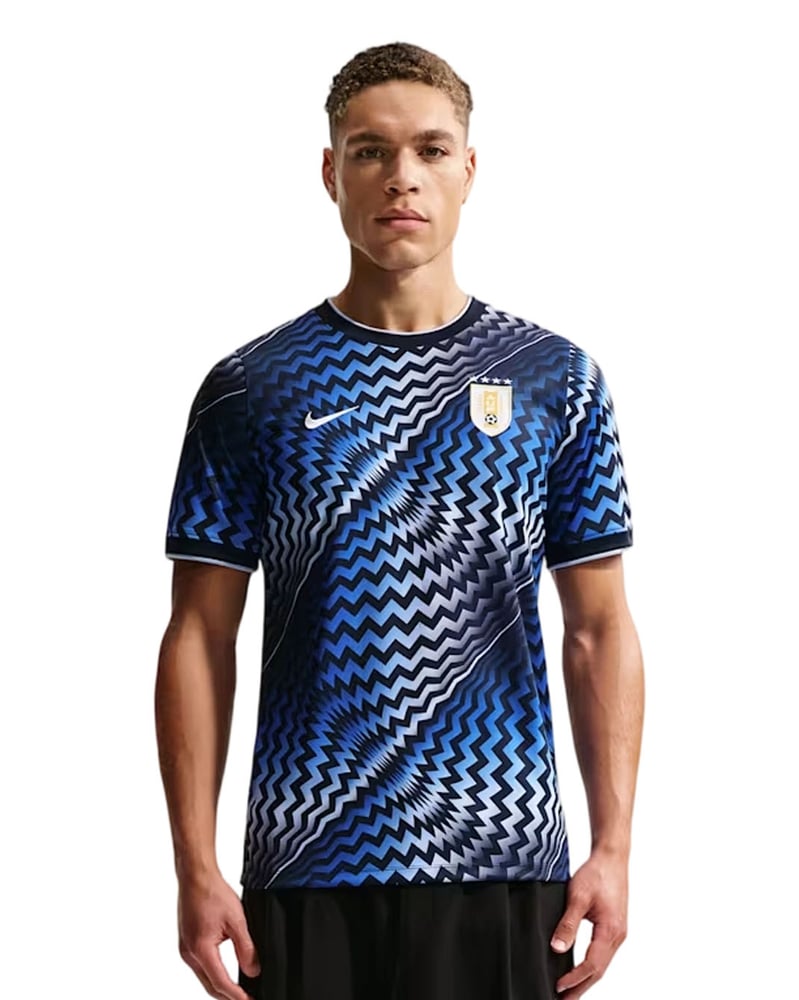 Camiseta pre partido tercera Uruguay 2026 Copa del Mundo niño