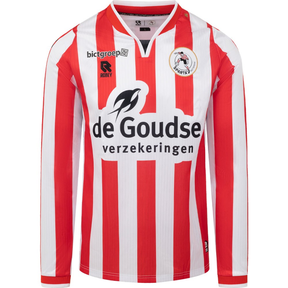 Herren Sparta Rotterdam 2024/25 Heim Langarmtrikot