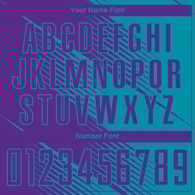 Custom Purple Sublimation Teal Soccer Jersey Uniform