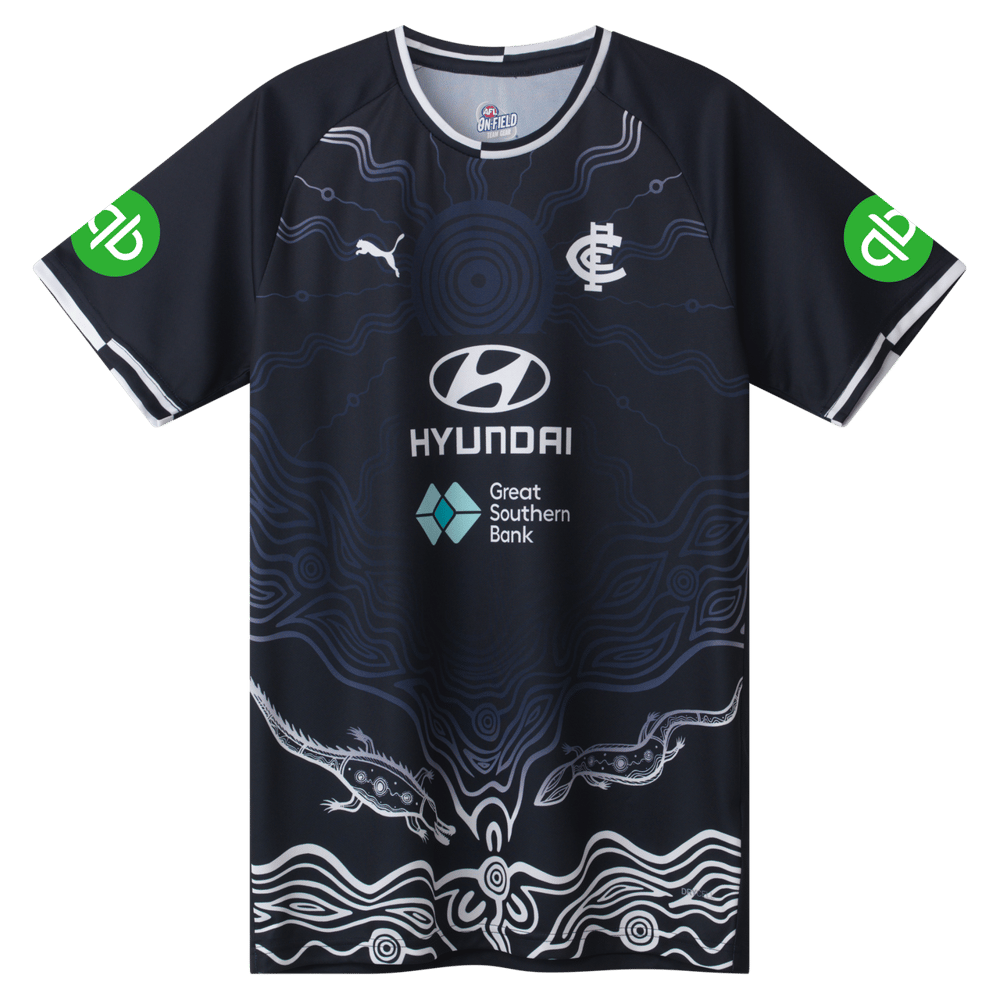 Women's Carlton Blues 2025 Third Authentic Training Shirt - Navy