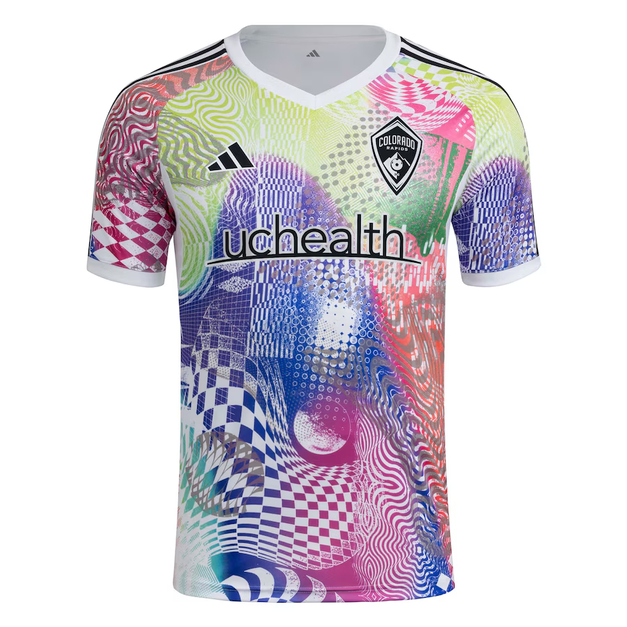 Maillot pré-match homme Colorado Rapids 2025 - Blanc