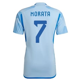 Álvaro Morata #7 Spanien Auswärtstrikot Weltmeisterschaft 2022