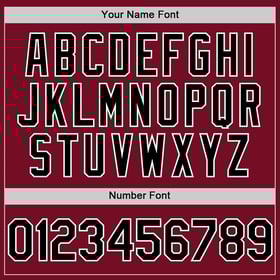 Authentic Custom Black-White Jersey Baseball Crimson Sleeveless