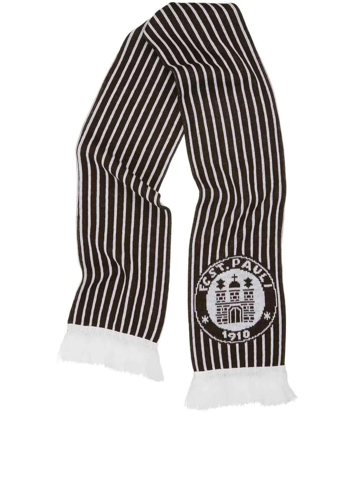 FC St. Pauli Logo Stripes Scarf