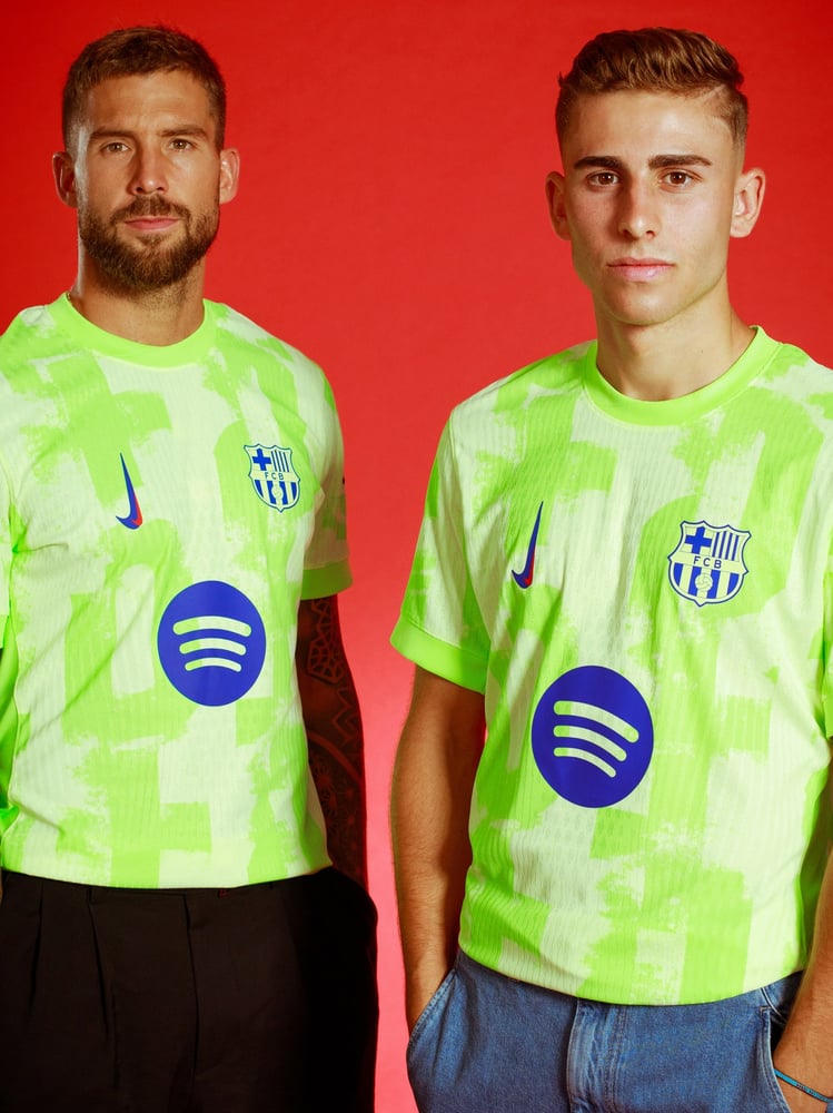 Herren FC Barcelona 2024/25 Drittes Authentisches UCL Trikot