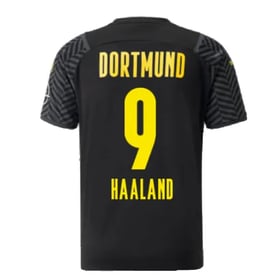 Men's HAALAND Borussia Dortmund 2021/22 Away Shirt