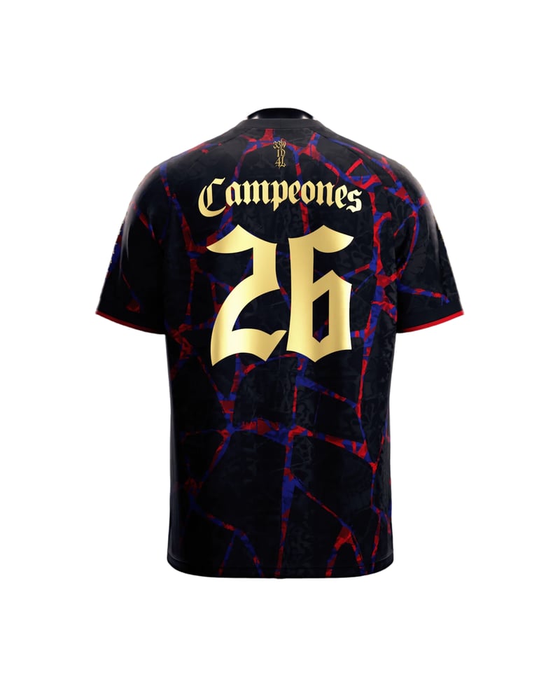 Camiseta Campeones de España FC Barcelona 2026 para Niño - Negro