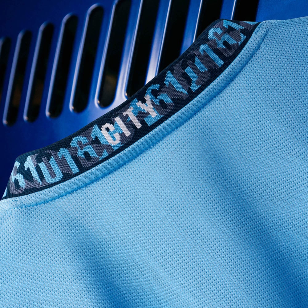 Men's Manchester City 2024/25 Home Long Sleeved Shirt