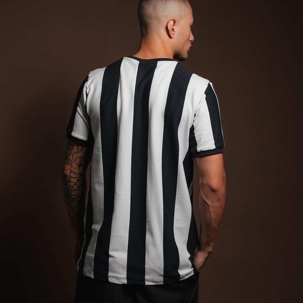 Maillot rayé rétro Santos FC 1978 homme