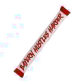 Bayern München Gestrickter Hustles Harder Schal - Rot