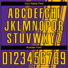 Gold Sublimation Custom Jersey Lines Uniform Purple-White Soccer