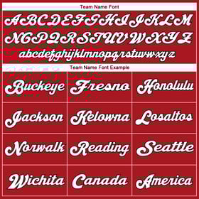 Throwback Football Red White-Black Jersey Authentic Mesh Custom