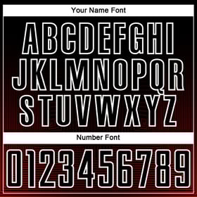 Custom Black Red-White Uniform Jersey Sublimation Soccer Lines Geometric