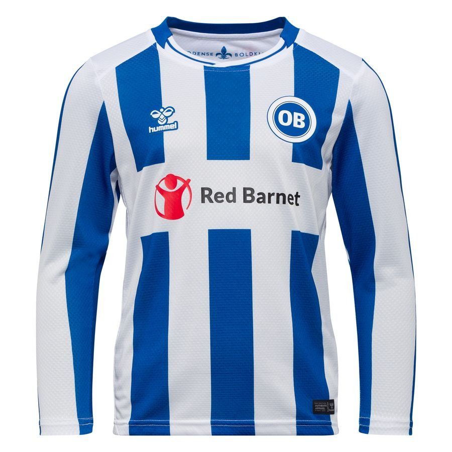Kinder Odense Boldklub 2025/26 Heim‑Langarmtrikot