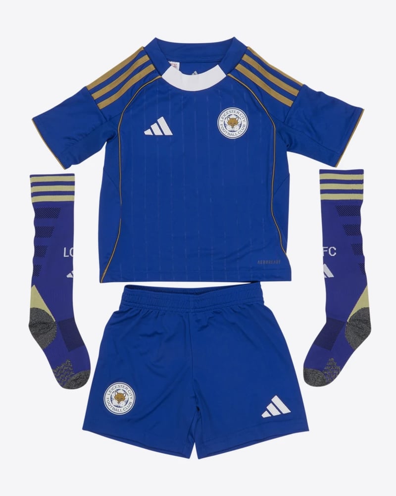 Kindertrikotset Leicester City 2025/26 Heim