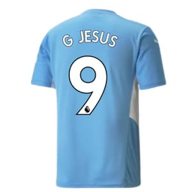 Kid's G.JESUS Manchester City 2021/22 Home Shirt