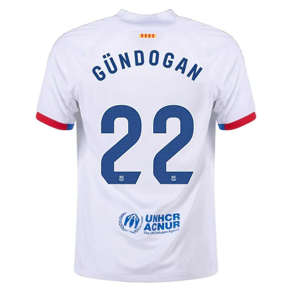 Barcelona #22 Ilkay Gündogan Auswärtstrikot 23/24