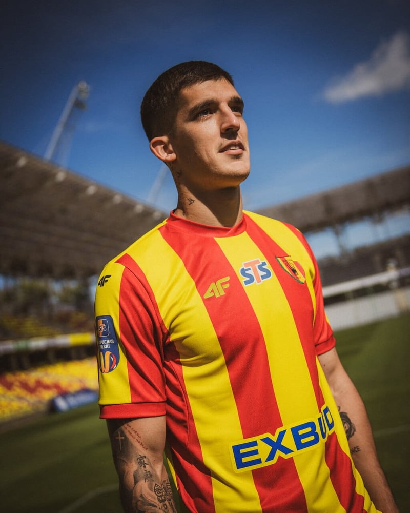Damen Korona Kielce 2025/26 Heim-Pokal Trikot